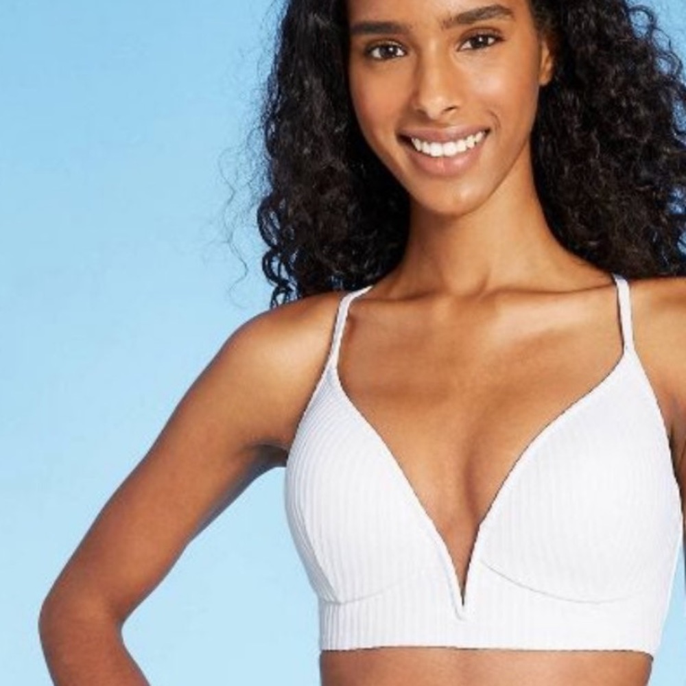 V-Wire Ribbed Bikini
